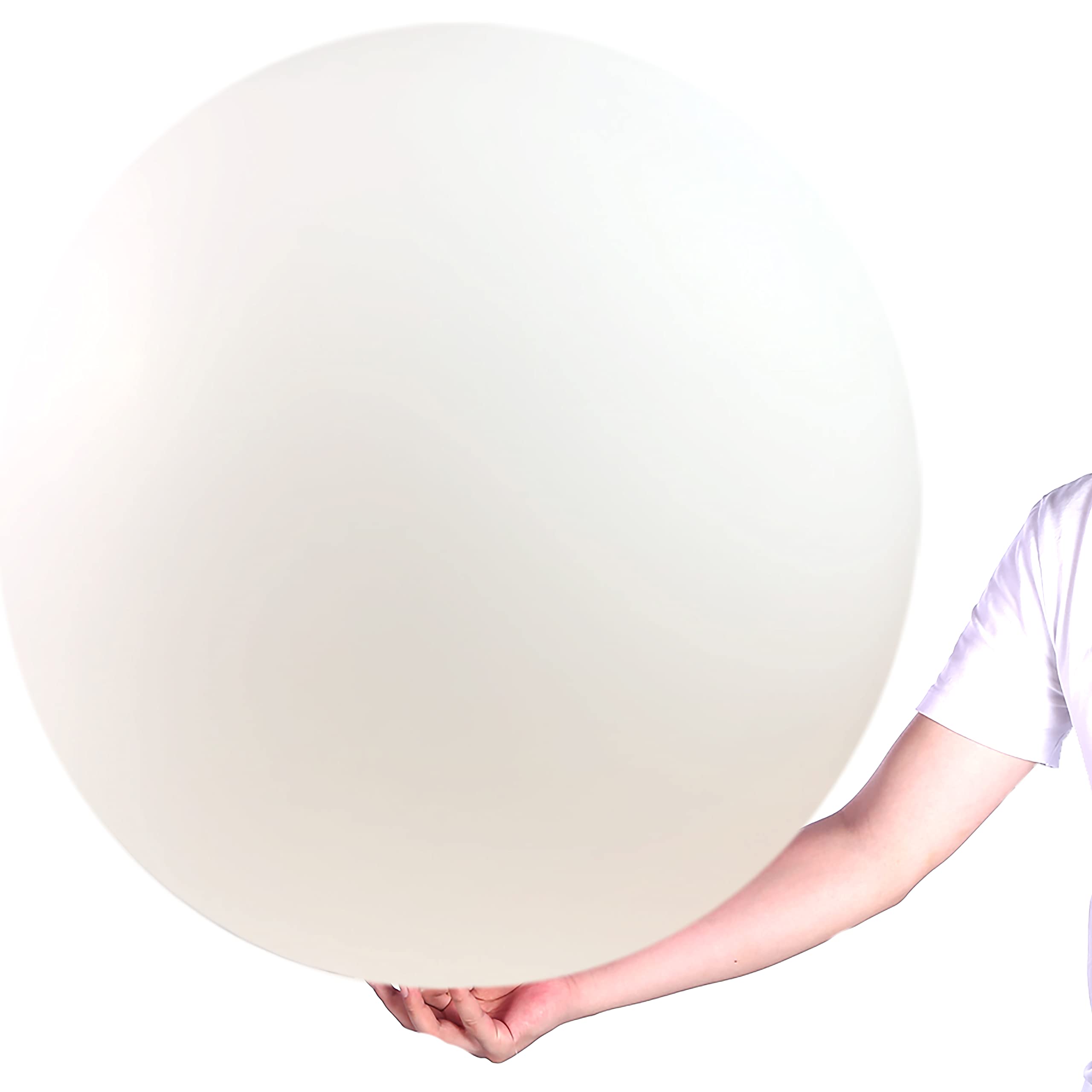 COLORFUL ELVES Large White RRF12 Balloons 36 Inches 4 Pack Giant Jumbo ...