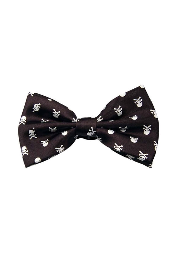 Pre-tied Bow Tie in Coool Brand Gift Box- Skulls & Crossbones