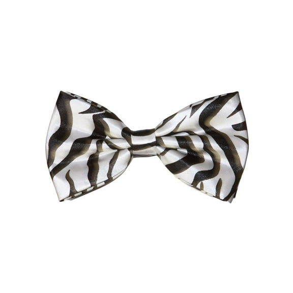 Pre-tied Bow Tie in Gift Box- Large Zebra Print