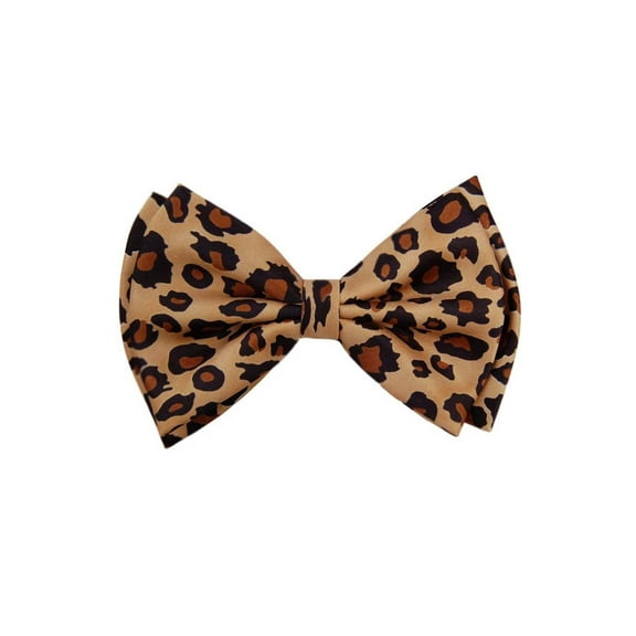 Pre-tied Bow Tie in Gift Box- Leopard Print