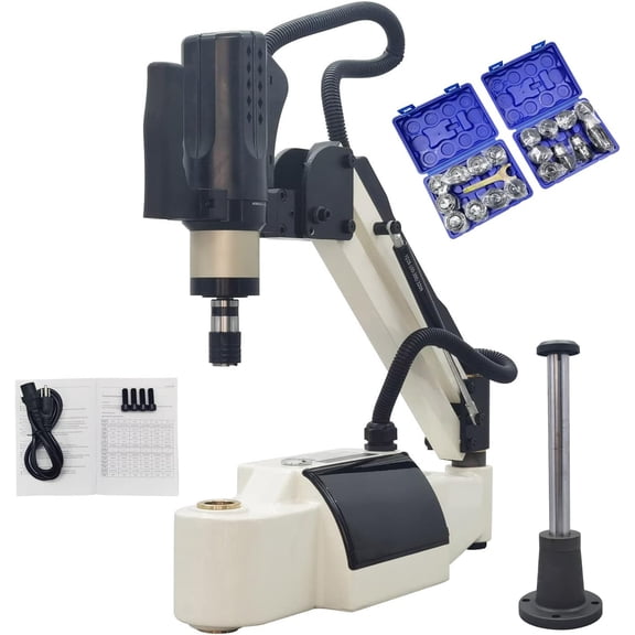 PreAsion 1/8"-11/4" Universal 360 Electric Touch Tapping Machine Electric Tapper Tap Collets 220V 2000W