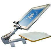 PreAsion 1 Color Screen Printing Table Press Kit T-Shirt Printing Machine