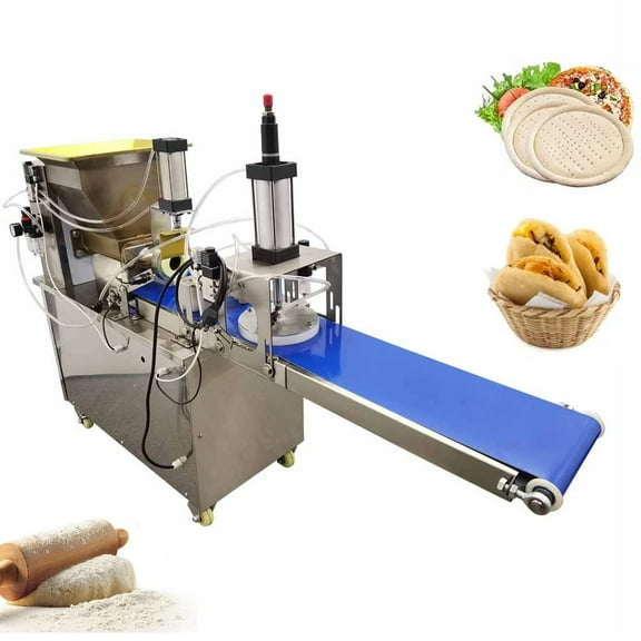 PreAsion 110V Full-automatic Dough Divider and Cake Pizza Dough Pastry Press Machine