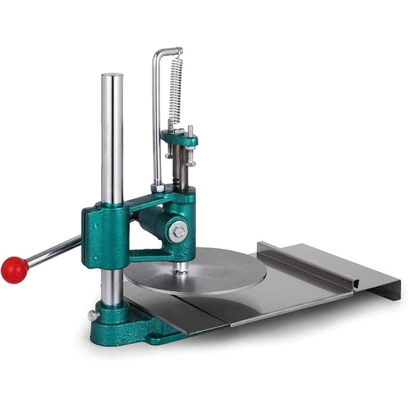 PreAsion 14inch Household Pizza Dough Pastry Manual Press Machine Pizza Press Stainless Steel