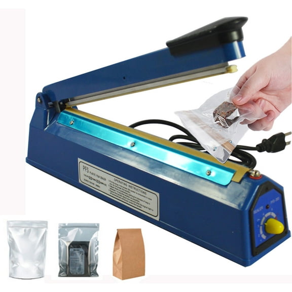 PreAsion 16" Hand Impulse Sealer Machine PVC Heat Shrink Films Plastic Bags Seal
