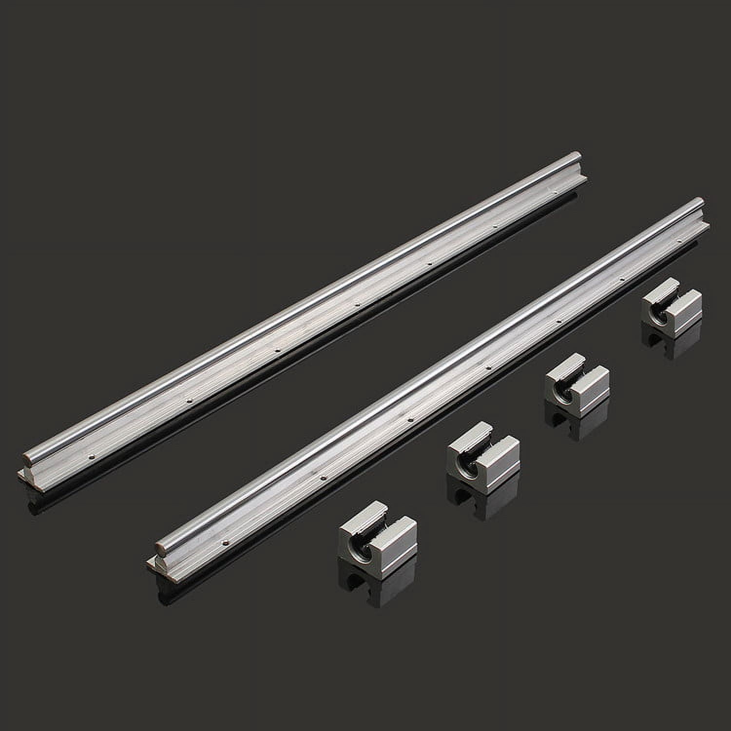 Cylindrical Linear Rails PreAsion 2 X SBR16-1000mm Linear Rail Guide Aluminum Cylindrical Slide ...