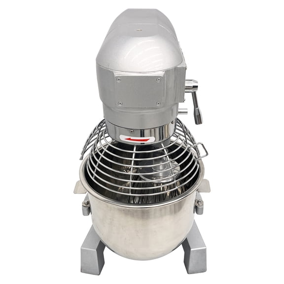 PreAsion 30L Stainless Steel Dough Mixer with 3 Mixing Tool Commercial Whisk 110V