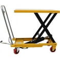 thumbnail image 1 of PreAsion 440LBS Hydraulic Scissor Lift Table Cart 28.5inch Lifting Height Manual Hydraulic Lifting Platform, 1 of 15