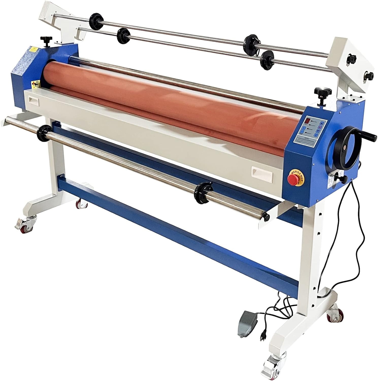 PreAsion 63" (1600MM) Semi-automatic Electric Manual Cold Laminating Manual Laminating Machine Cots Laminating Machine