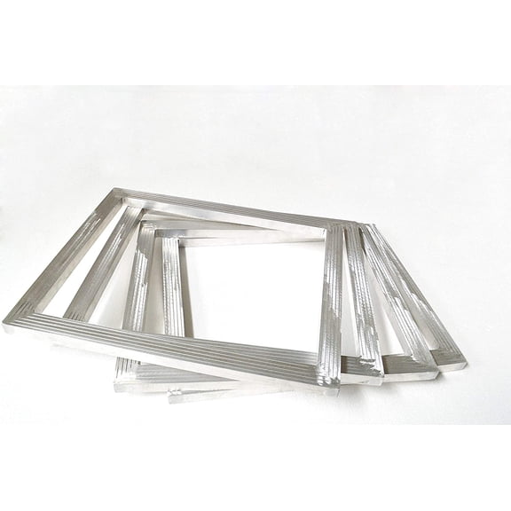 PreAsion 6Pcs Screen Printing Mesh Pre-Stretched Aluminum Silk Frame 160 Mesh White 20"*24"