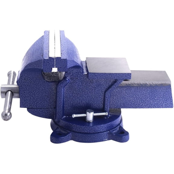 PreAsion 8" Bench Vise with Swivel Locking Base Bench Grinder Lockdown Vise Multipurpose Bench Milling Vise