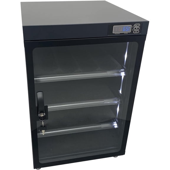 PreAsion 80L 4Tiers Full Automatic Digital Camera Dehumidify Dry Cabinet Box Storage