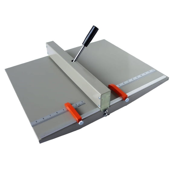 PreAsion All Metal 18" Manual Scoring Paper Photo Creasing Scorer Creaser with 2 Magnetic Block