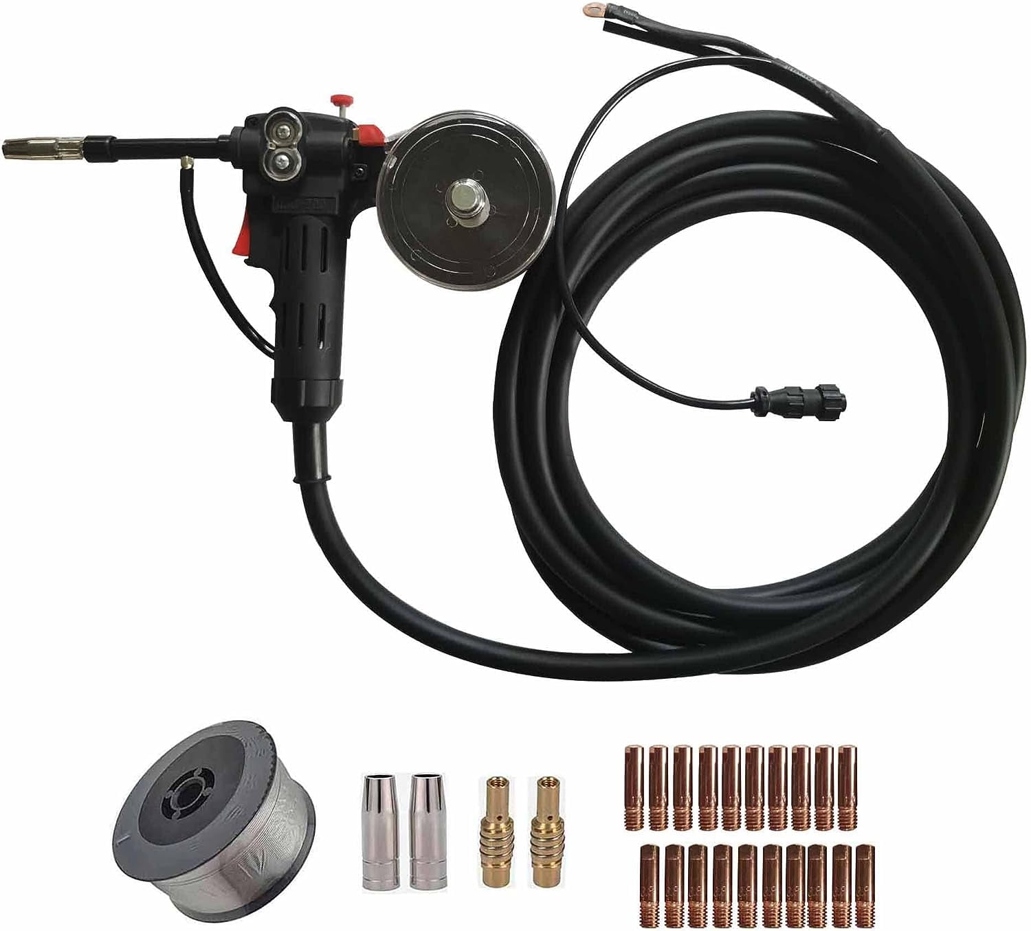 PreAsion Aluminum Spool Gun Fit Miller210 Spoolmate 3035 Aluminum ...