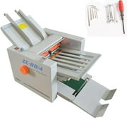 PreAsion Automatic Paper Folding Machine Document Folder Desktop Paper Folder 262ft/min Working Speed for Manuals Document Business Letters 110V