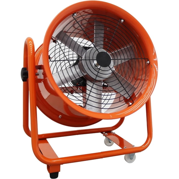 PreAsion Axial Fan Cylinder Pipe Spray Booth Paint Fumes Blower Blower Fan Exhaust Axial Fan 16inch 220V