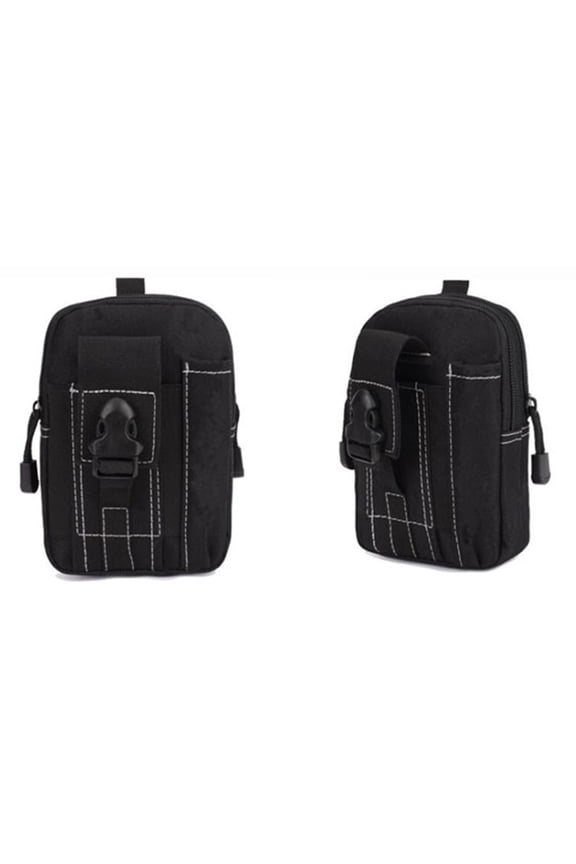 Black Tactical Travel Hiking Bag Unisex Oxford