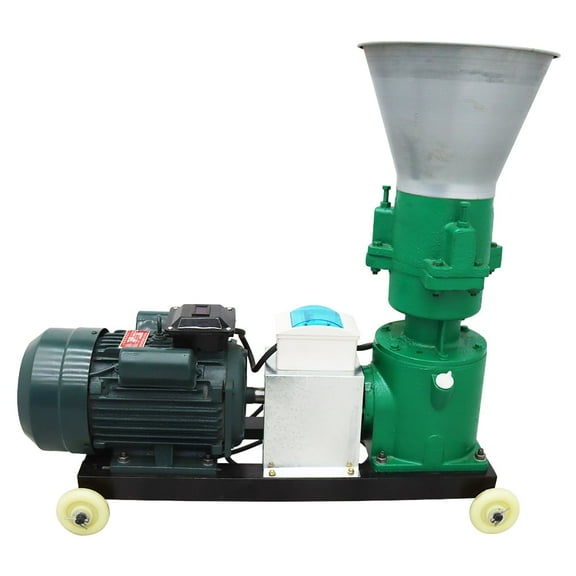 PreAsion Chicken Feed Pellet Mill Machine 5mm Electric Animal Feed Grinder 220V 4.5KW