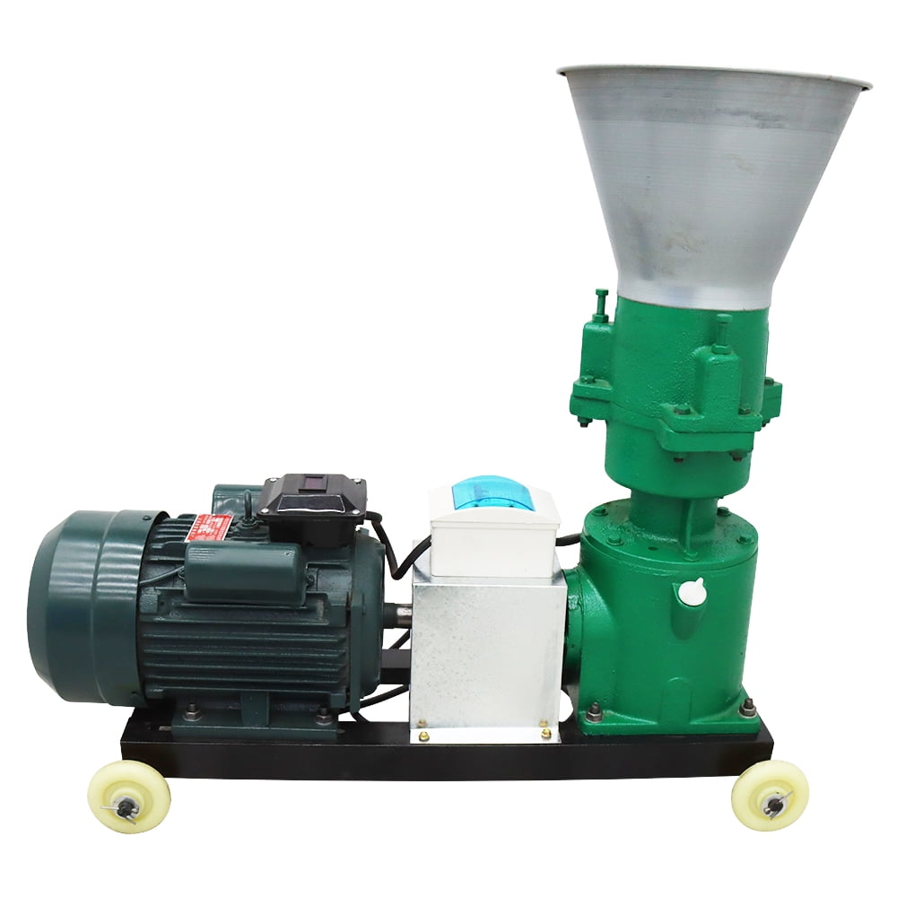 PreAsion Chicken Feed Pellet Mill Machine 5mm Electric Animal Feed Grinder 220V 4.5KW