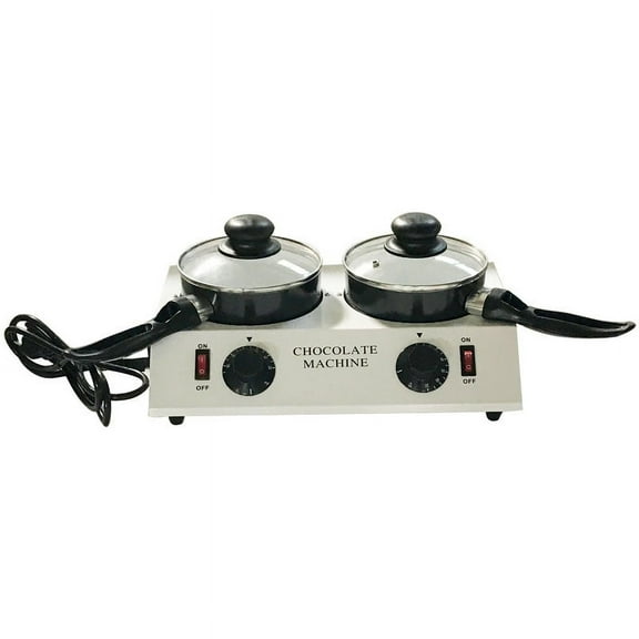 PreAsion Chocolate Melt Machine Double Cylinder Candy Butter Melting Warming Fondue Melting Pot