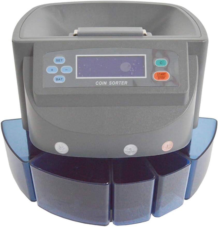 PreAsion Coin Sorter Machine Counter Digital Automatic Electronic ...