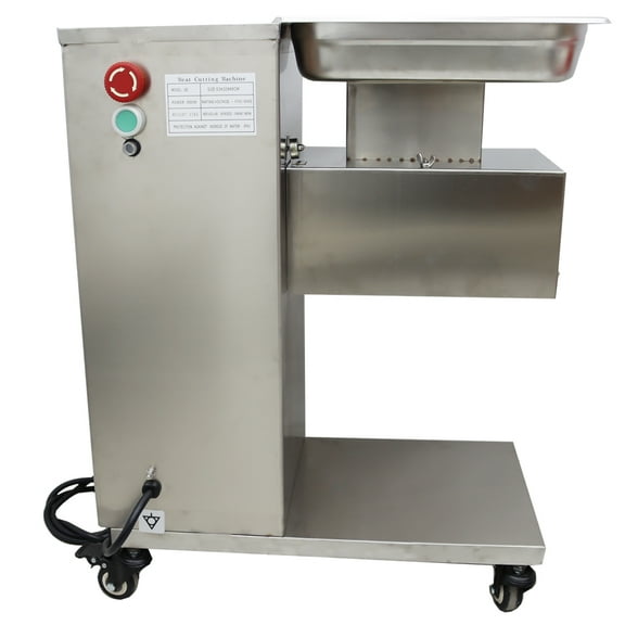 PreAsion Commercial Meat Slicer Steak Beef Pork Cutting Machine 3mm Blade QE