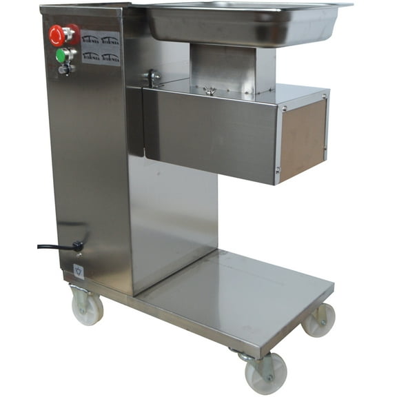 PreAsion Commercial Meat Slicer Steak Beef Pork Cutting Machine 5mm Blade QE