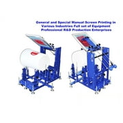 PreAsion Curved Screen Printing Machine 11.8-31.5 Inche Diameter Silk Screen Printing Press for Pipe Buckets