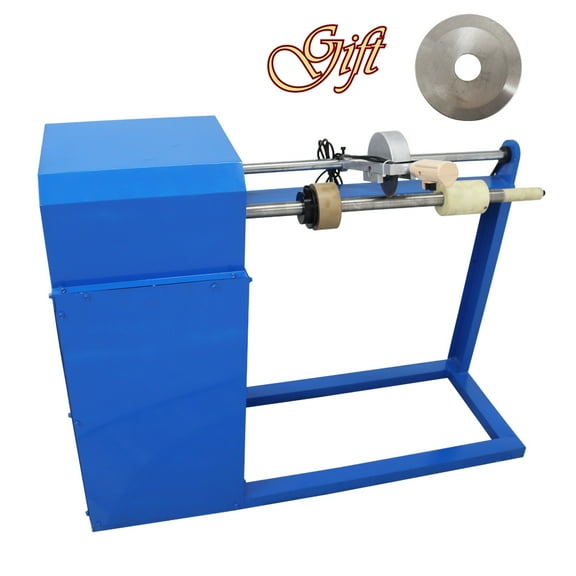 PreAsion Electric Cutter Pipe Cutting Machine Industrial Paper Tube Cutting Machine Printing and Packaging Leather Cutting Machine 220V