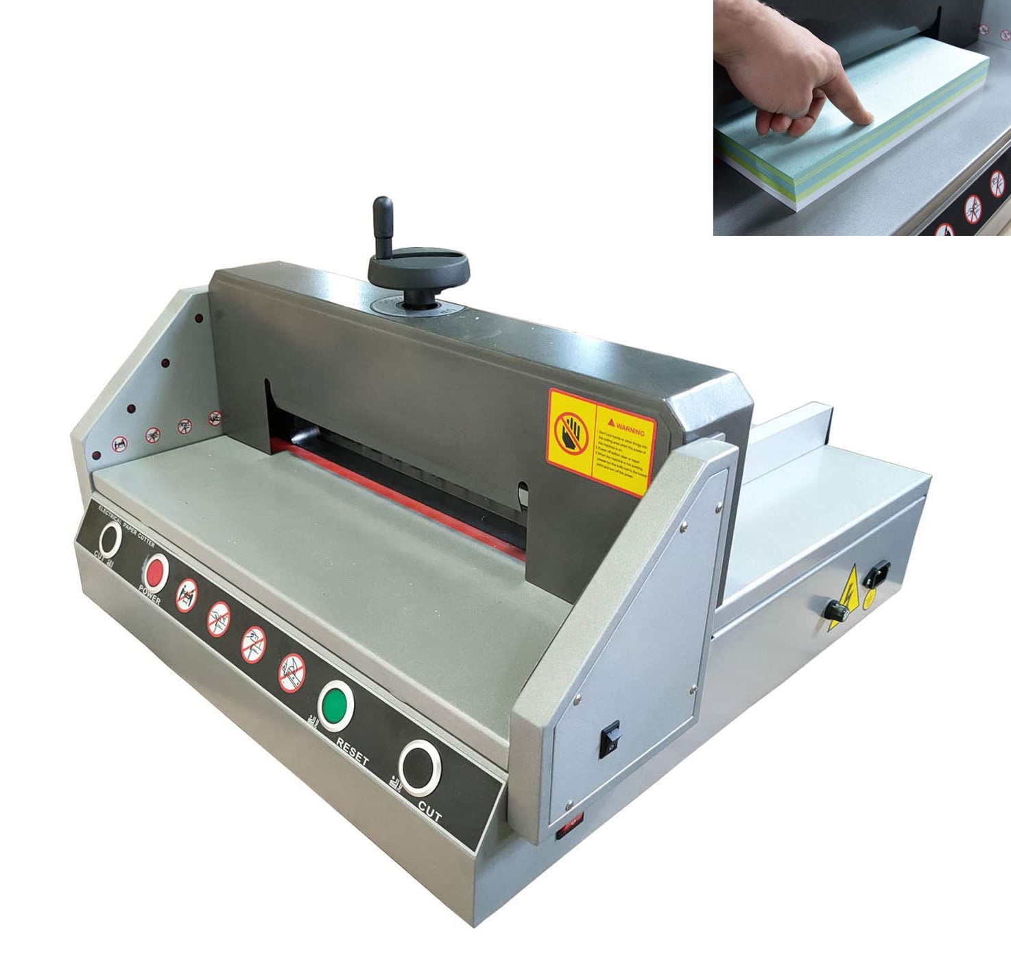 PreAsion Electric Cutting Machine Manual Pushing Paper Cut Width 13inch