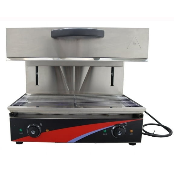 PreAsion Electric Lift-Up Salamander Stainless Steel Electric Lift-up Salamander Commercial Kitchen Equipment Barbecue Grill 220V 4000W