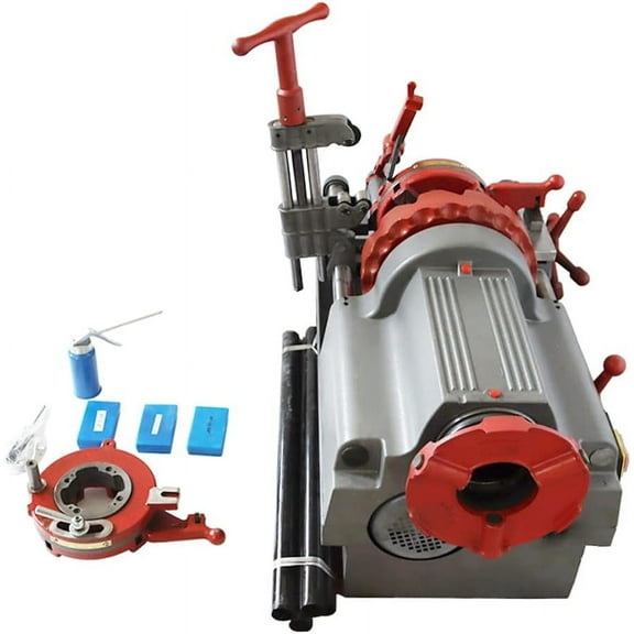 PreAsion Electric Pipe Threading Machine Galvanized Pipe Water Pipe Building Fire Pipe Sleeve Wire Machine 110V 1/2" - 3"
