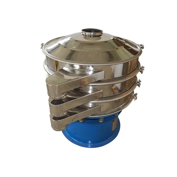 PreAsion Electric Vibrating Screen 39.3" Liquid Powder Sifter Shaker Stainless Steel Filter Sieve Machine With 20,100 Mesh Screens 220V