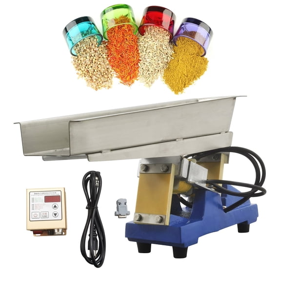 PreAsion Electromagnetic Vibrating Feeder Shaking Feeding Machine Stainless Steel Mini Vibrating Feeder 110V/220V