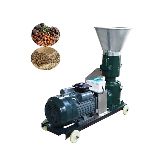 PreAsion Feed Pellet Mill Machine 6MM Electric Animal Feed Grinder 220V 3KW