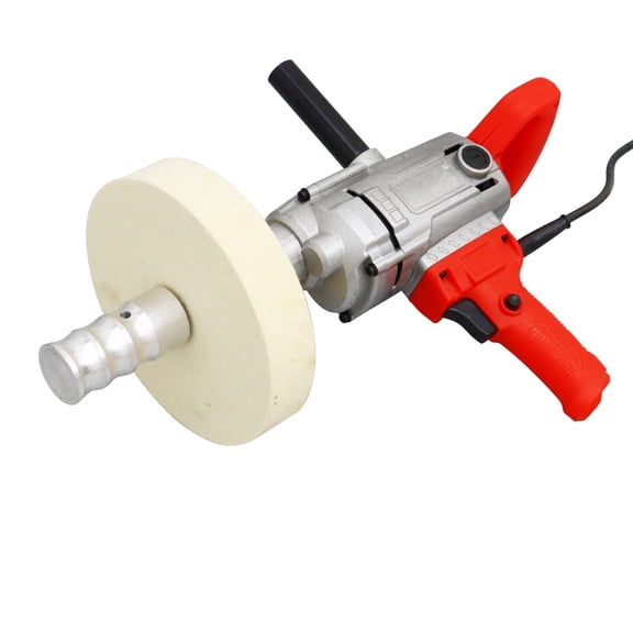 PreAsion Glass Scratch Removal Machine Glass Wool Felt Polisher Buffing Wheel for Glass Remove Scratches 220V