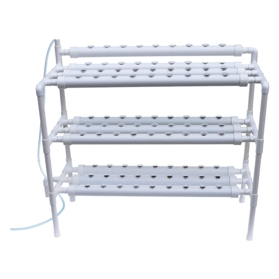 PreAsion Hydroponic Plant Site Grow Kit Three Row 90 Holes Water Culture System
