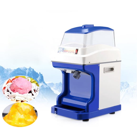 PreAsion Ice Shaver Crusher Shave Snow Cone with Dust Cover Fully Automatic