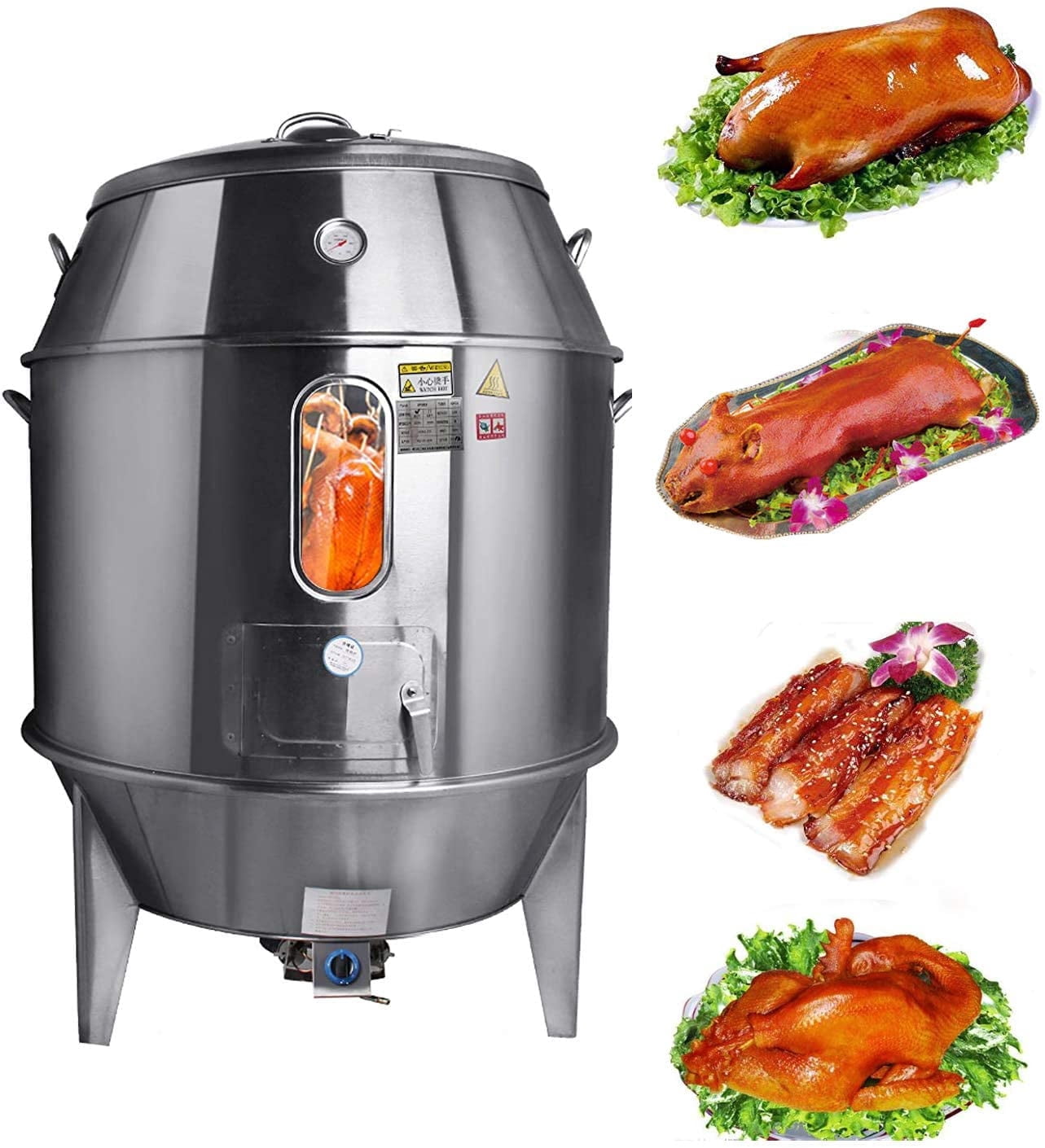 PreAsion LP Gas Oven Grill Roast Duck Chicken Turkey Stainless steel BBQ Cooking Tool