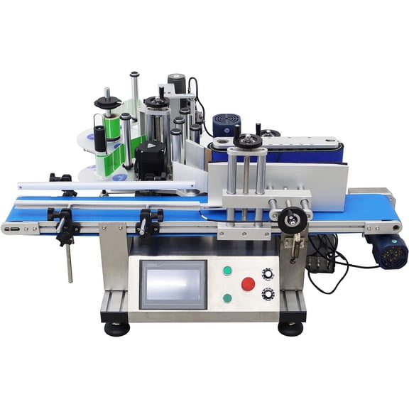 PreAsion LT-150D automatic desktop conveyor table round bottle high speed marking and labeling machine 110V