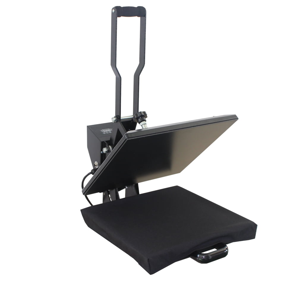 PreAsion Manual 15"*15" Sublimation Transfer Heat Press Machine T-Shirt Printing Clamshell Heat Transfer Machine 110V 1400W