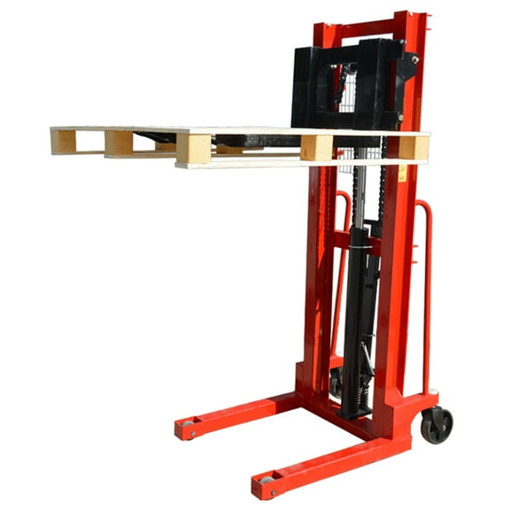 PreAsion Manual Hydraulic Stacker Hand Pallet Lift Truck 2T/2209lb