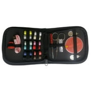 PreAsion Mini Sewing Kit Black Craft Sewing Box Home Travel Supplies