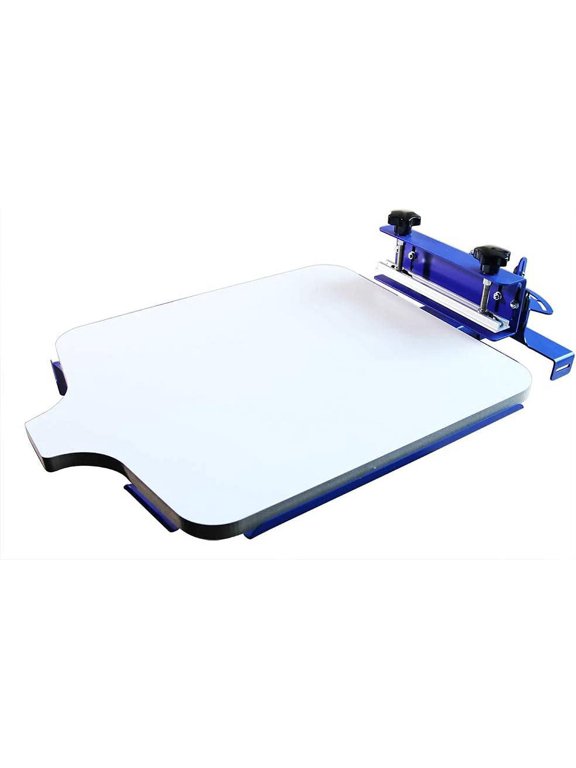 One Color T-shirt Screen Printing Machine with Rotating Screen Clamp for T-Shirt DIY