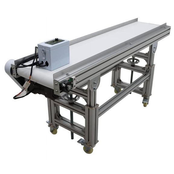 PreAsion PU Food Grade Belt Conveyor Flat Belt Conveyor Systems for Industrial Transport 59*11.8