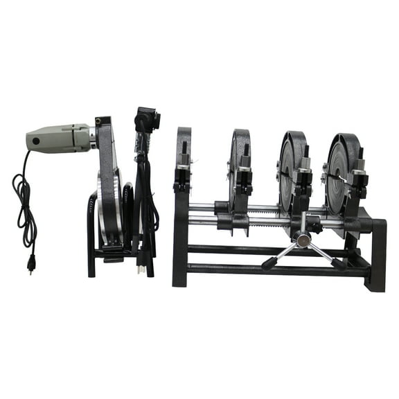 PreAsion Pipe Fusion Welder HDPE Welding Machine 4 Clamps Hand-push 2.48"-7.87"