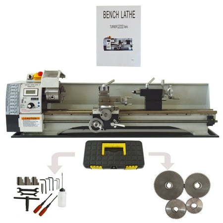 PreAsion Precision Metal Lathe Metric Thread Extended Bench Lathe 900W Brushless Motor 8" x 31"