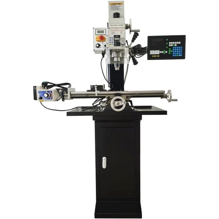 PreAsion RCOG-25V Brushless Precision Milling and Drilling Machine with Axis X Power Feed and Three - axis Grating Ruler 110V 1100W