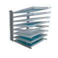 thumbnail image 1 of PreAsion Screen Printing Frame Drying Rack 8 Layers Wall Mounted Storage Holder, 1 of 8