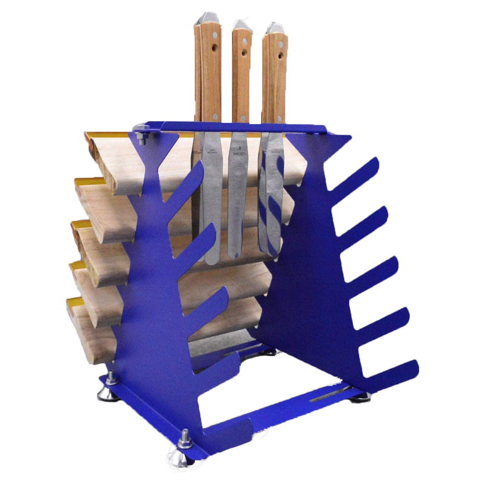 PreAsion Screen Printing Squeegee Rack 5 Layers Scraper Storage Rack